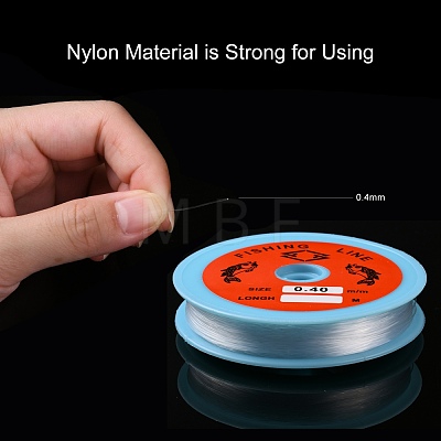 Transparent Fishing Thread Nylon Wire X-EC-L001-0.4mm-01-1