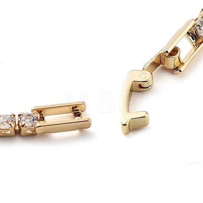 Golden Brass Link Bracelet BJEW-C055-05A-G-1