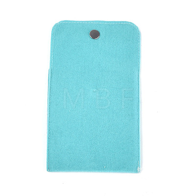 Double-Sided Velvet Jewelry Rectangle Bags for Earrings Rings Bracelets Necklaces TP-N004-01C-1