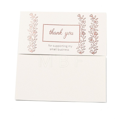 Thank You for Supporting My Small Business Card X-DIY-L035-018I-1