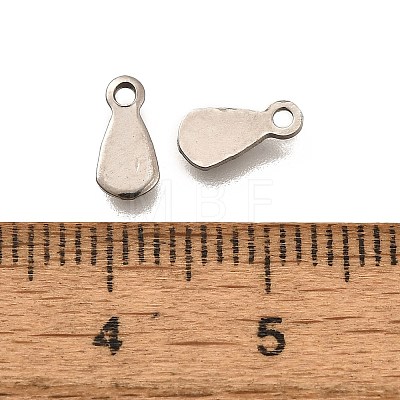 304 Stainless Steel Stamping Blank Tag Charms STAS-F311-04P-03-1