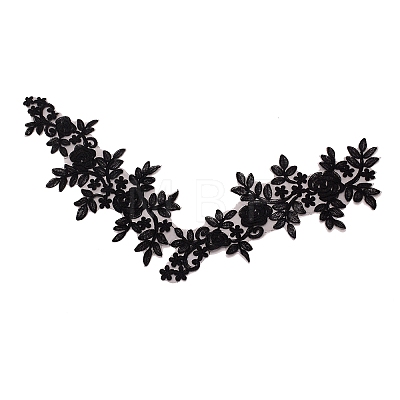 Lace Embroidery Costume Accessories LS-DIY-WH0185-15-1