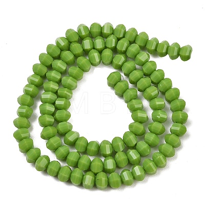 Opaque Glass Beads Strands GLAA-G125-01C-04-1