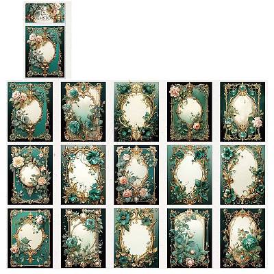 15Pcs Flower Scrapbooking Paper Pads PW-WGECADB-02-1