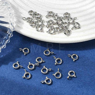 SHEGRACE Brass Spring Ring Clasps XGRPCN623-017P-1