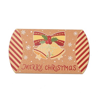 Christmas Theme Cardboard Candy Pillow Boxes CON-G017-02C-1