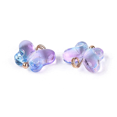 Alloy Glass Pendants GLAA-P080-01G-08-1