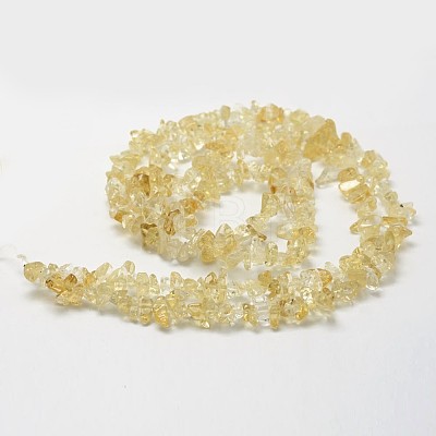 Natural Citrine Beads Strands G-F328-13-1