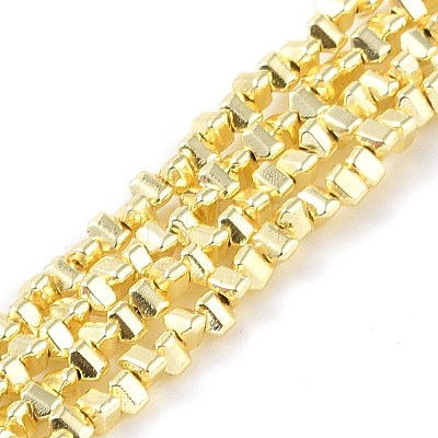 Electroplated Synthetic Non-Magnetic Hematite Beads Strands G-U003-14A-1