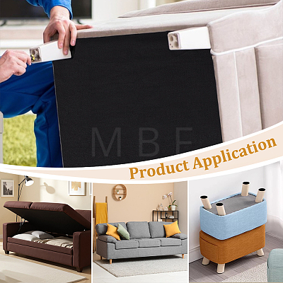 3 Yards Polyester Flame-retardant Brushed Fabric DIY-BC0013-84A-1