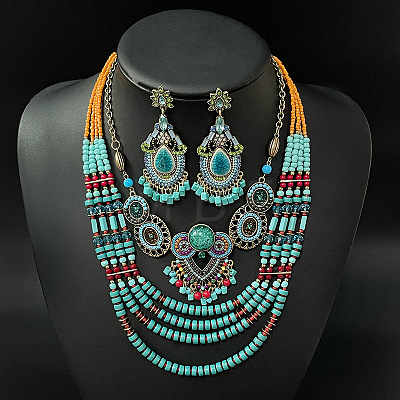 Turquoise Jewelry Sets FS-WG1F001-06-1