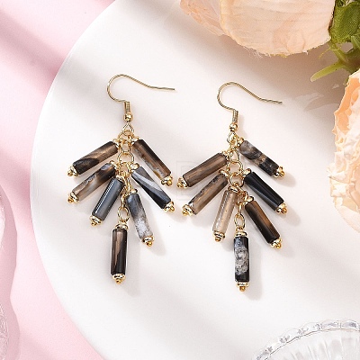 304 Stainless Steel Column Dangle Earrings EJEW-JE06784-02-1