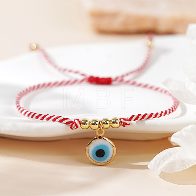 Bohemian Style Adjustable Nylon Cord Braided Bracelets for Women Men LS-PY6611-1