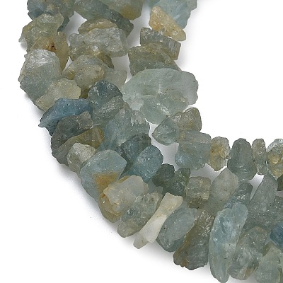 Natural Aquamarine Beads Strands G-L650-A01-01-1