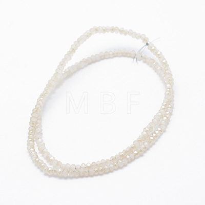 Electroplate Glass Beads Strands EGLA-J144-HR-C05-1