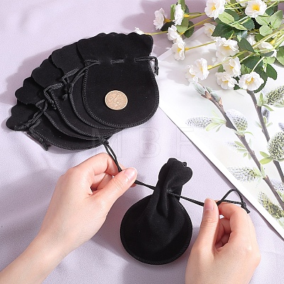 20Pcs Gourd Velvet Drawstring Bags TP-BBC0001-07B-04-1