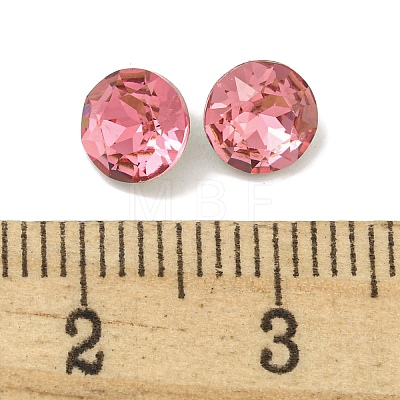 Glass Rhinestone Cabochons RGLA-L029-13B-209-1