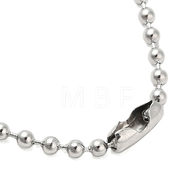 Religion 304 Stainless Steel Ball Chain Star Hamsa Hand Pendant Necklaces for Women Men NJEW-U005-05P-1
