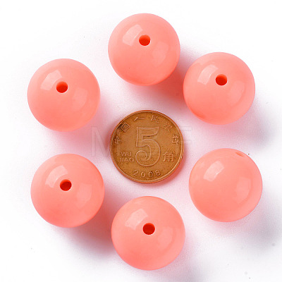 Opaque Acrylic Beads MACR-S370-C20mm-SS2109-1