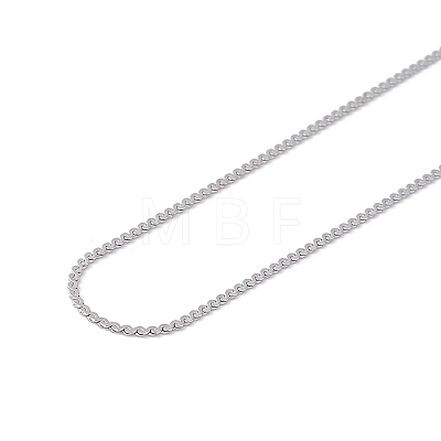 304 Stainless Steel Serpentine Chain Necklace for Men Women NJEW-G076-01C-P-1