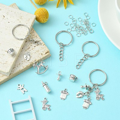 DIY Baby Theme Keychain Making Kit DIY-CJ0002-25-1