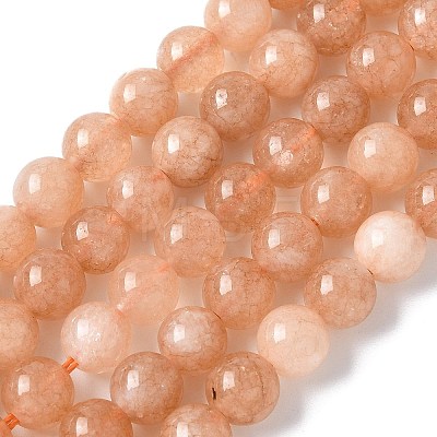 Natural White Jade Beads Strands G-F364-11-6mm-2-1