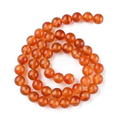 Natural Carnelian Beads Strands X-G-G0003-C06-1