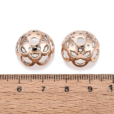 UV Plated ABS Bead Caps OACR-D316-04B-09-1
