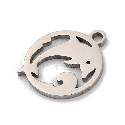 Non-Tarnish 201 Stainless Steel Charms STAS-U016-06P-01-1