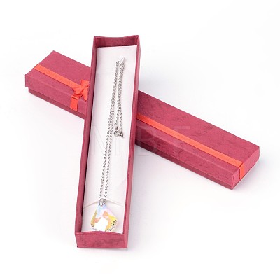 Valentines Day Presents Packages Jewelry Necklace Box With a Flower X-BC047-1