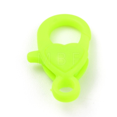 Plastic Lobster Claw Clasps PALLOY-F017-01H-1