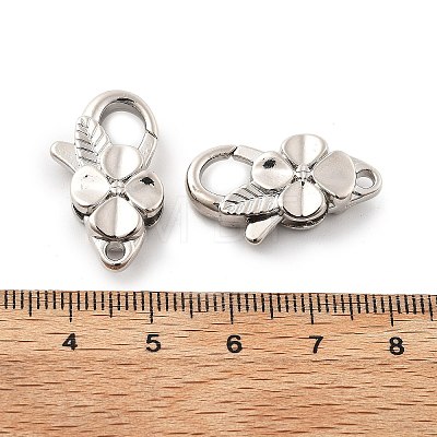 Brass Lobster Claw Clasps X-KK-R216-18A-P-1