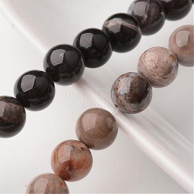 Natural Quartz Round Beads Strands G-K103-10mm-1