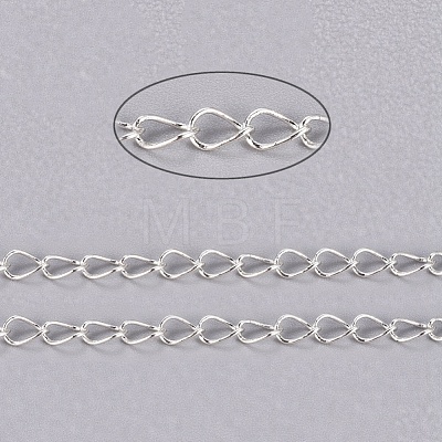 Brass Twisted Chains CHC-Q001-5x4mm-S-1