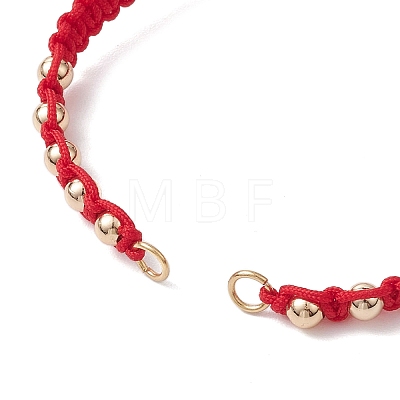 Polyester Braided Bead Bracelet Making AJEW-JB01250-1