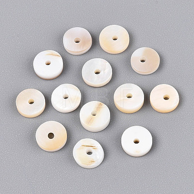 Natural Freshwater Shell Beads BSHE-T014-43A-1