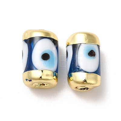 Handmade Evil Eye Lampwork Beads LAMP-M012-01LG-G-1