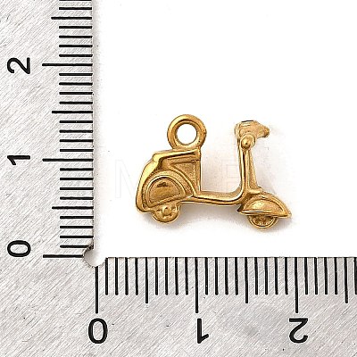 304 Stainless Steel Pendants STAS-P411-02B-G-1