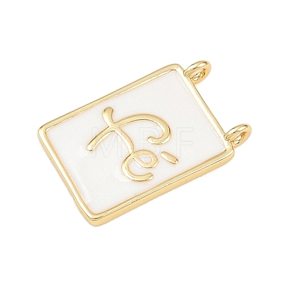 Brass Enamel Pendants KK-L251-01G-A04-1