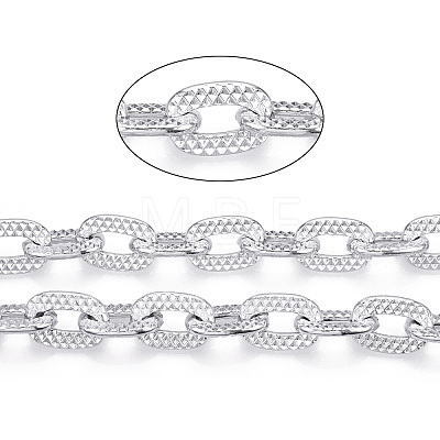 Aluminum Textured Cable Chain CHA-N003-45P-1