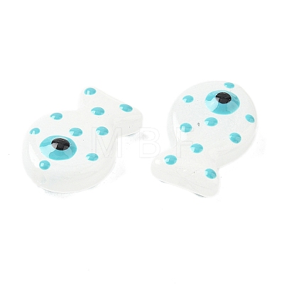 Baking Paint Glass Enamel Beads LAMP-D303-04I-1