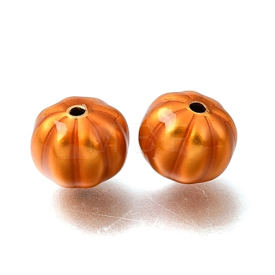 Brass Enamel Beads KK-G605-19G-1