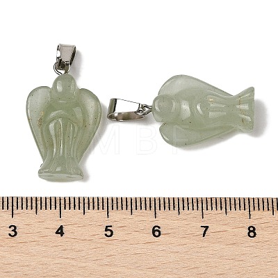 Natural Green Aventurine Pendants G-B127-10P-13-1