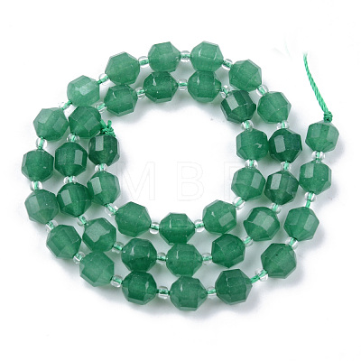 Natural Chalcedony Beads Strands G-R482-17-8mm-1