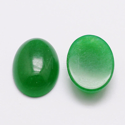 Oval Natural Malaysia Jade Cabochons X-G-K020-18x13mm-11-1
