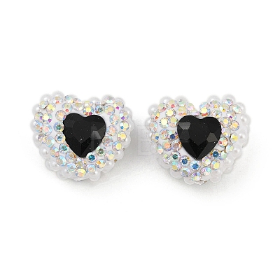 Polymer Clay Glass Rhinestone Beads CLAY-NH0001-13C-1