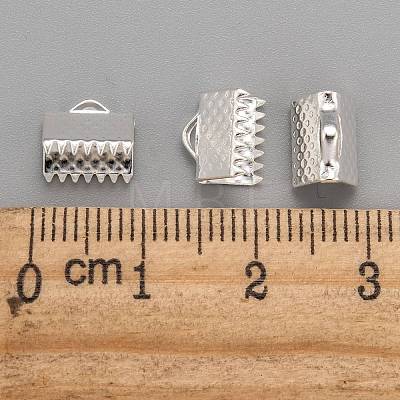 Iron Ribbon Crimp Ends E004Y-S-01-1