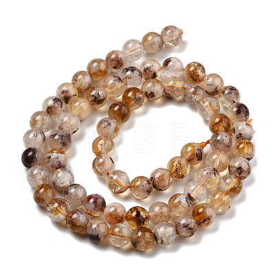 Natural Citrine Beads Strands G-P569-A01-01-1