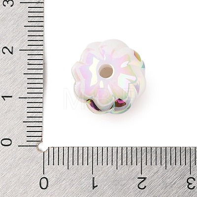 Halloween UV Plating Acrylic Beads OACR-M013-08A-04-1