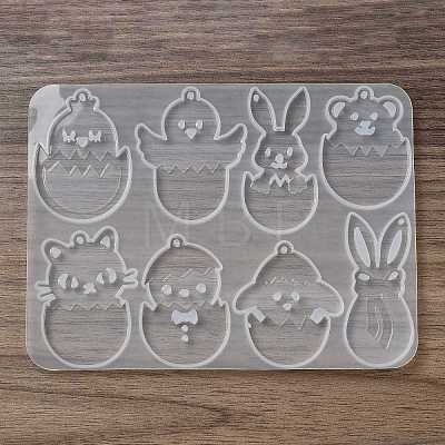 Chick Easter Theme DIY Pendant Silicone Molds DIY-G103-01C-1